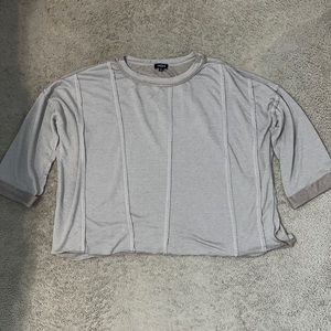 Oversized long sleeve top